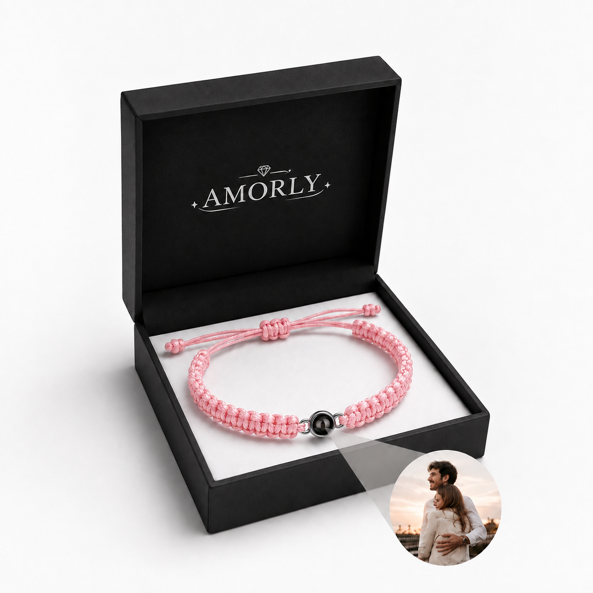 Amorly™ - Personalizowana Bransoletka z Ukrytym Zdjęciem
