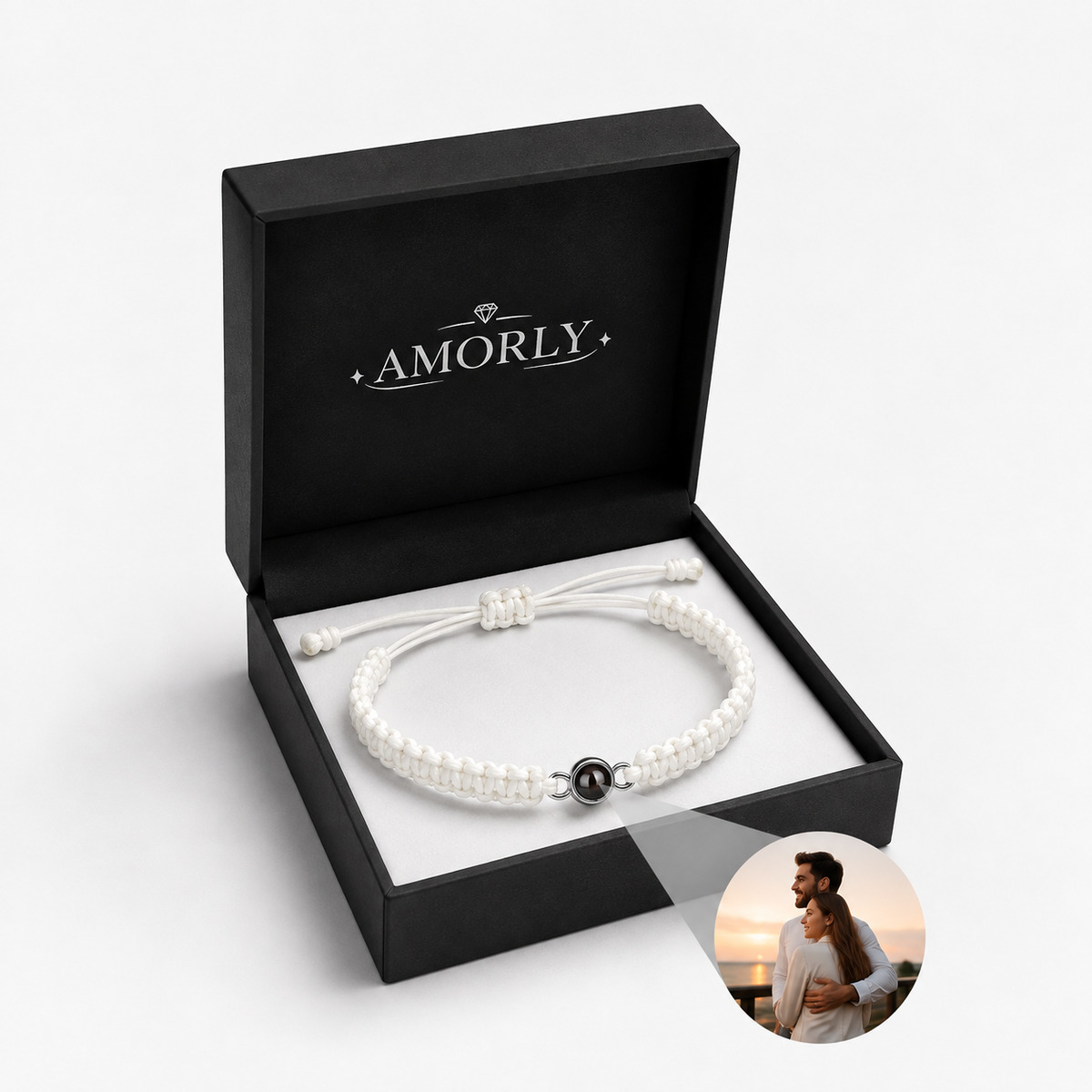 Amorly™ - Personalizowana Bransoletka z Ukrytym Zdjęciem