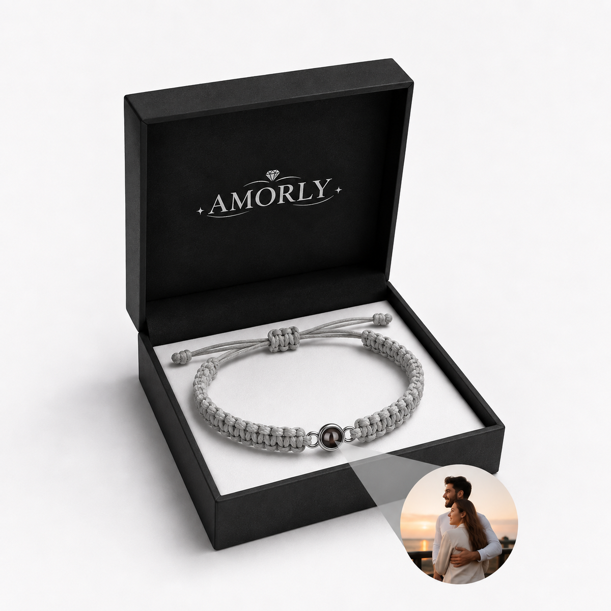 Amorly™ - Personalizowana Bransoletka z Ukrytym Zdjęciem