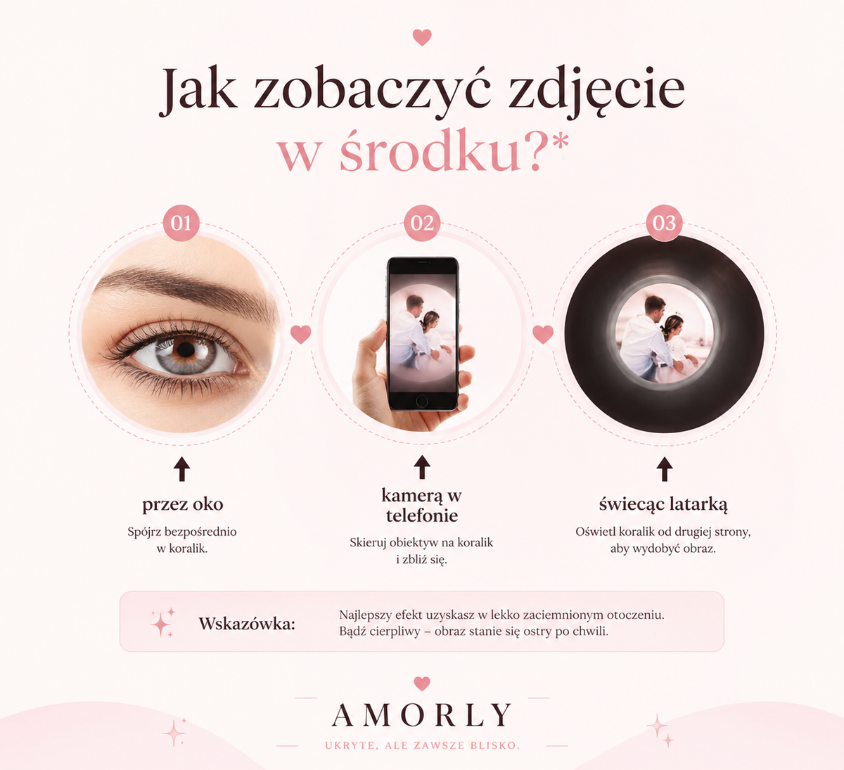 Amorly™ - Personalizowana Bransoletka z Ukrytym Zdjęciem