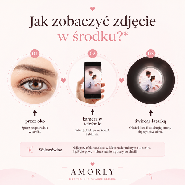 Amorly™ - Personalizowana Bransoletka z Ukrytym Zdjęciem