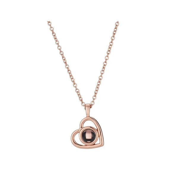 Amorly™ - Personalizowany Naszyjnik z Ukrytym Zdjęciem